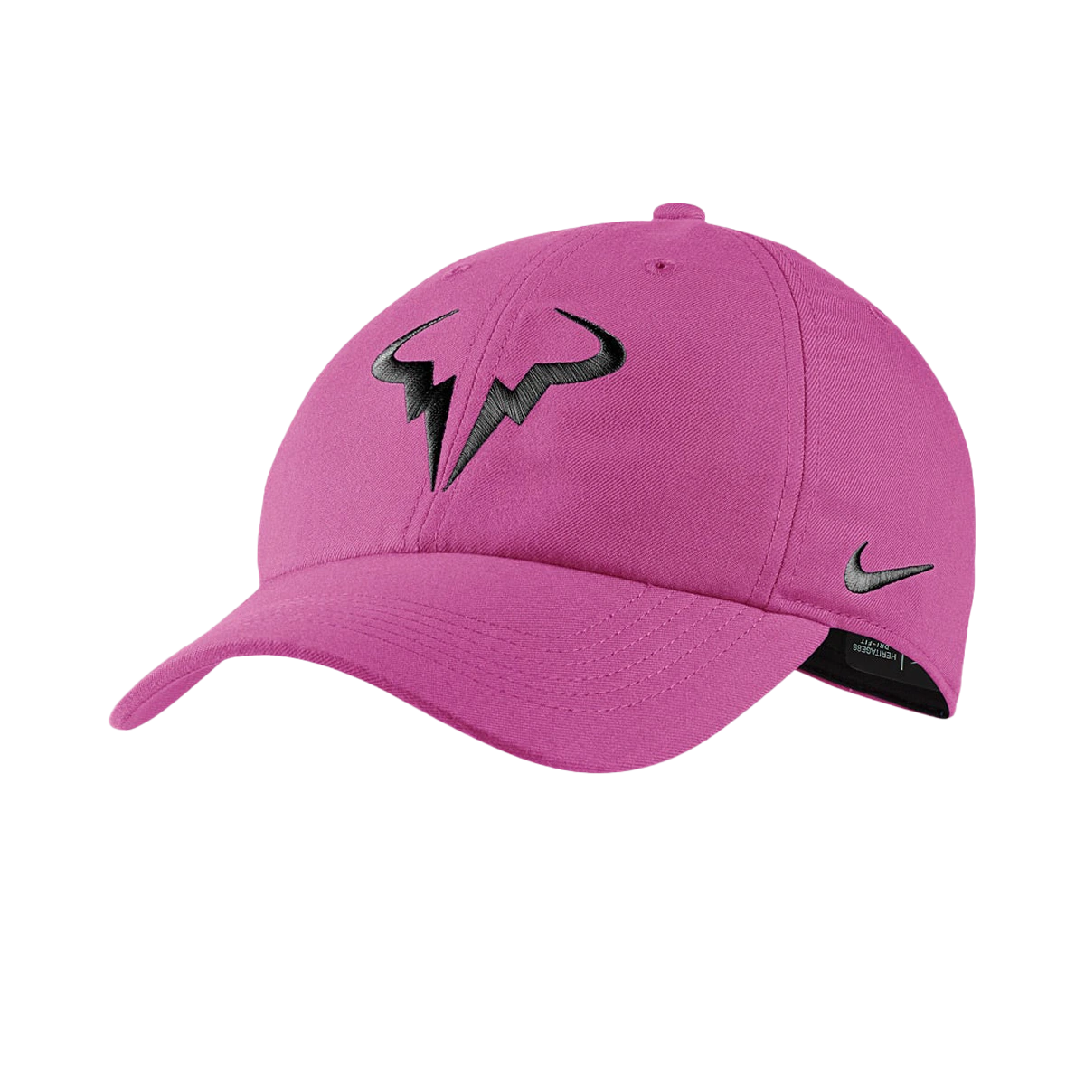 Nike AeroBill Rafa Heritage86 hat in Active Fuchsia w/Black [850666-623] from the Spring 2019 tennis collection